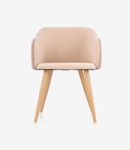 Umi Amber Unique Velvet Armchair With Armrest